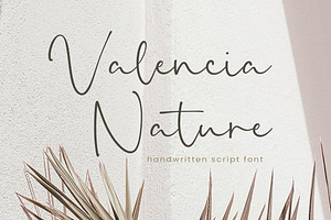 Valencia Nature - Handwritten Script