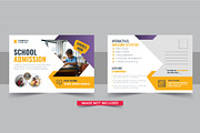 School admission postcard bundle, a Stationery Template by Pavel_design (Thumbnail 4 of 11)