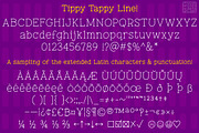 Tippy Tappy Line - single-line font, a Serif Font by Missy Meyer (Thumbnail 6 of 8)