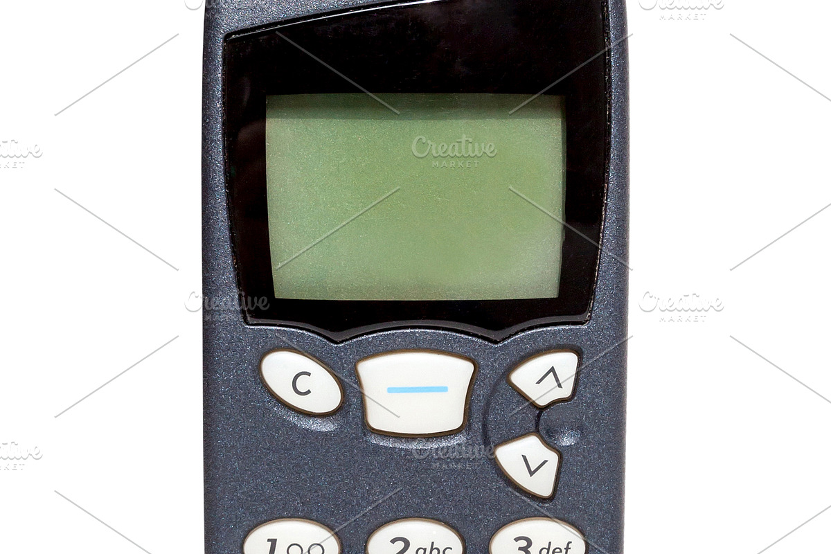 Old vintage mobile phone isolated, a Technology Photo by BOOCYS (Photo 2 of 2)