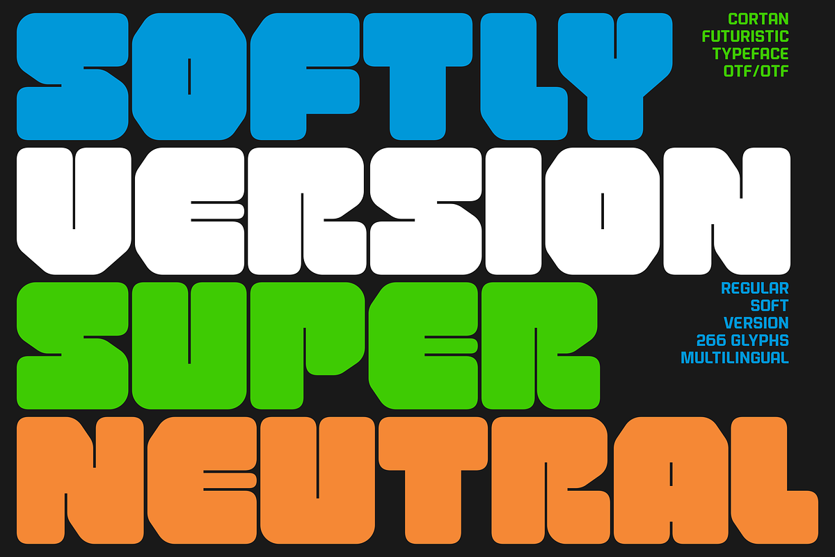 Cortan Futuristic Bold Typeface, a Font by 24Design Studios (Photo 10 of 11)