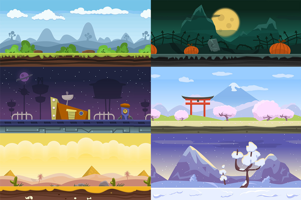 10 Fresh Game Backgrounds preview 2