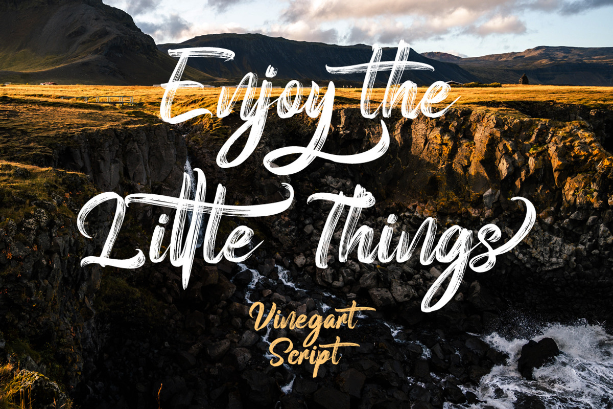 Vinegart - Handwritten Font preview 4