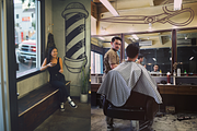 Barber Shop Vector Set, an Illustration by Inkwell Supply Co (Thumbnail 4 of 7)
