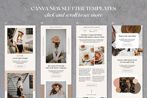 Selena - Canva Newsletter Templates