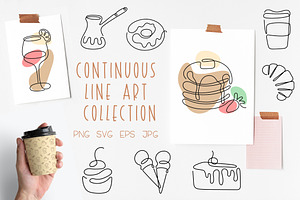 Continuous Line Art Collection