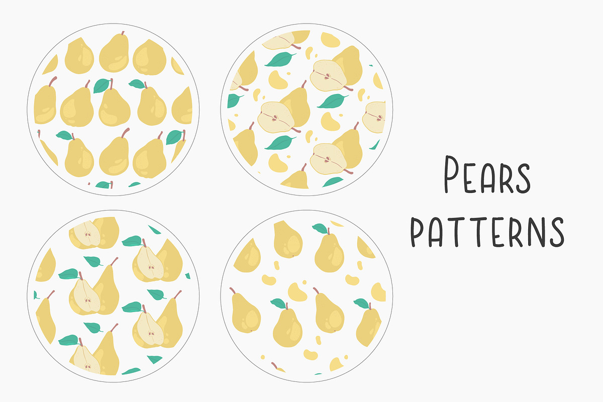 Pears and apples illustrations, a Decorative Illustration by Wander Designs (Photo 7 of 7)