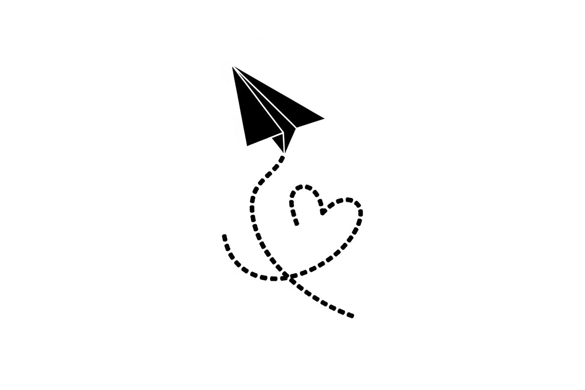 Paper Airplane Heart SVG Bundle, an Illustration by jahid234 (Photo 8 of 31)