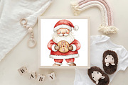Cute Santa & Holiday Elements Clipar, an Illustration by CraftArtStudio (Thumbnail 6 of 6)