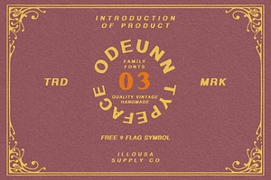 Odeunn - Sans Serif Typeface