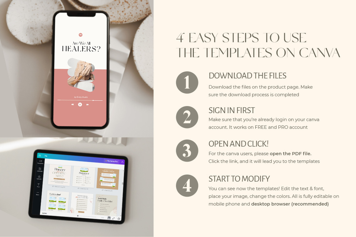 SALE Insta Ladypreneur Coach CANVA, a Social Media Template by Eviory (Photo 24 of 36)