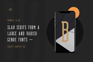 Bondie - Condensed Slab Serif Font