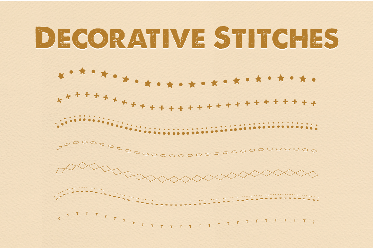 Decorative Stitch Brushes, a Brush Add-On by Bene's shop (Photo 3 of 5)