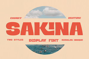 Sakina - Bold Ligature Display Font