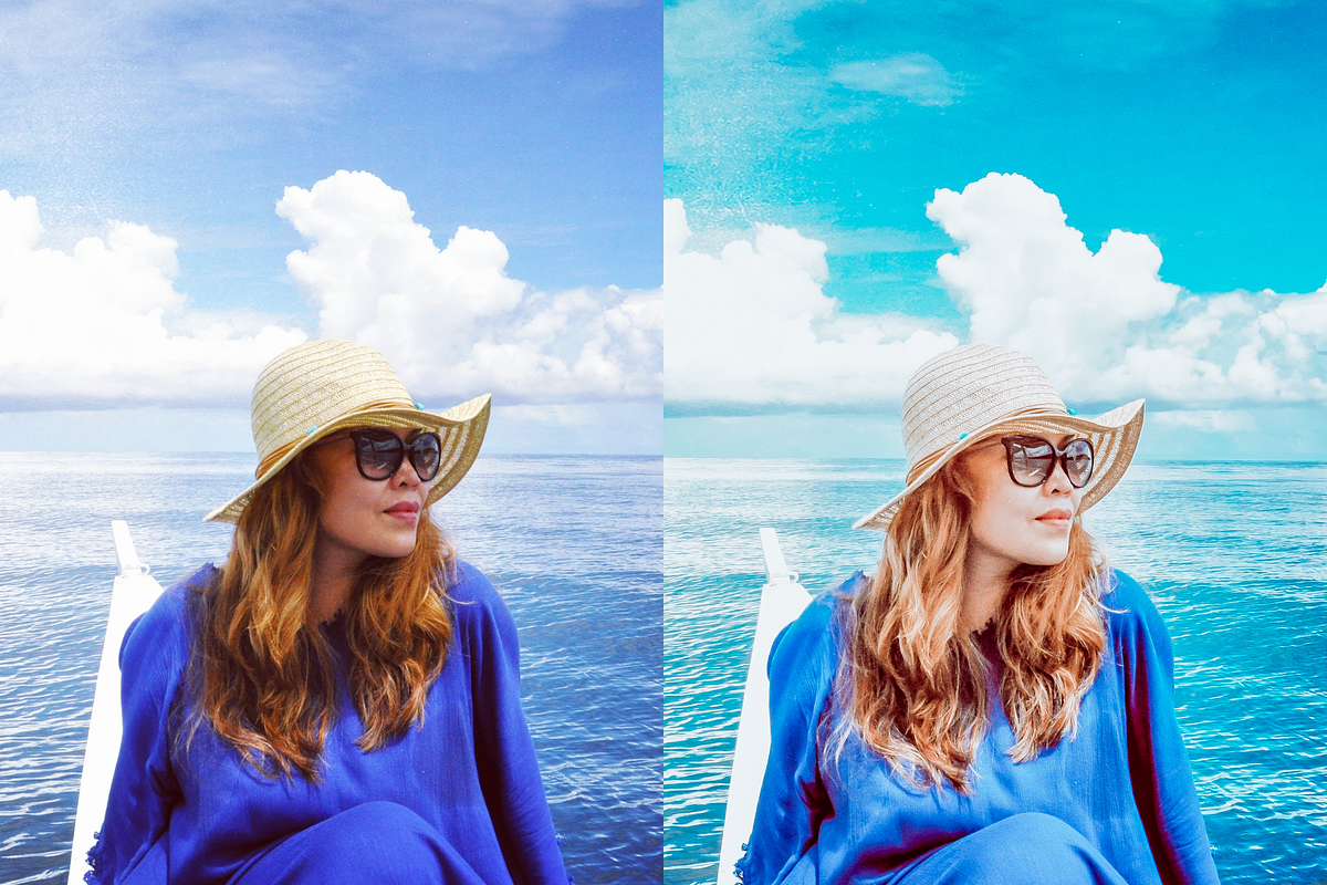 16 Blue Vacation Lightroom Presets, a Preset Add-On by RamsaGraphi (Photo 9 of 10)