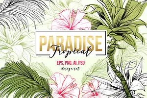 Tropical Paradise - Design Set