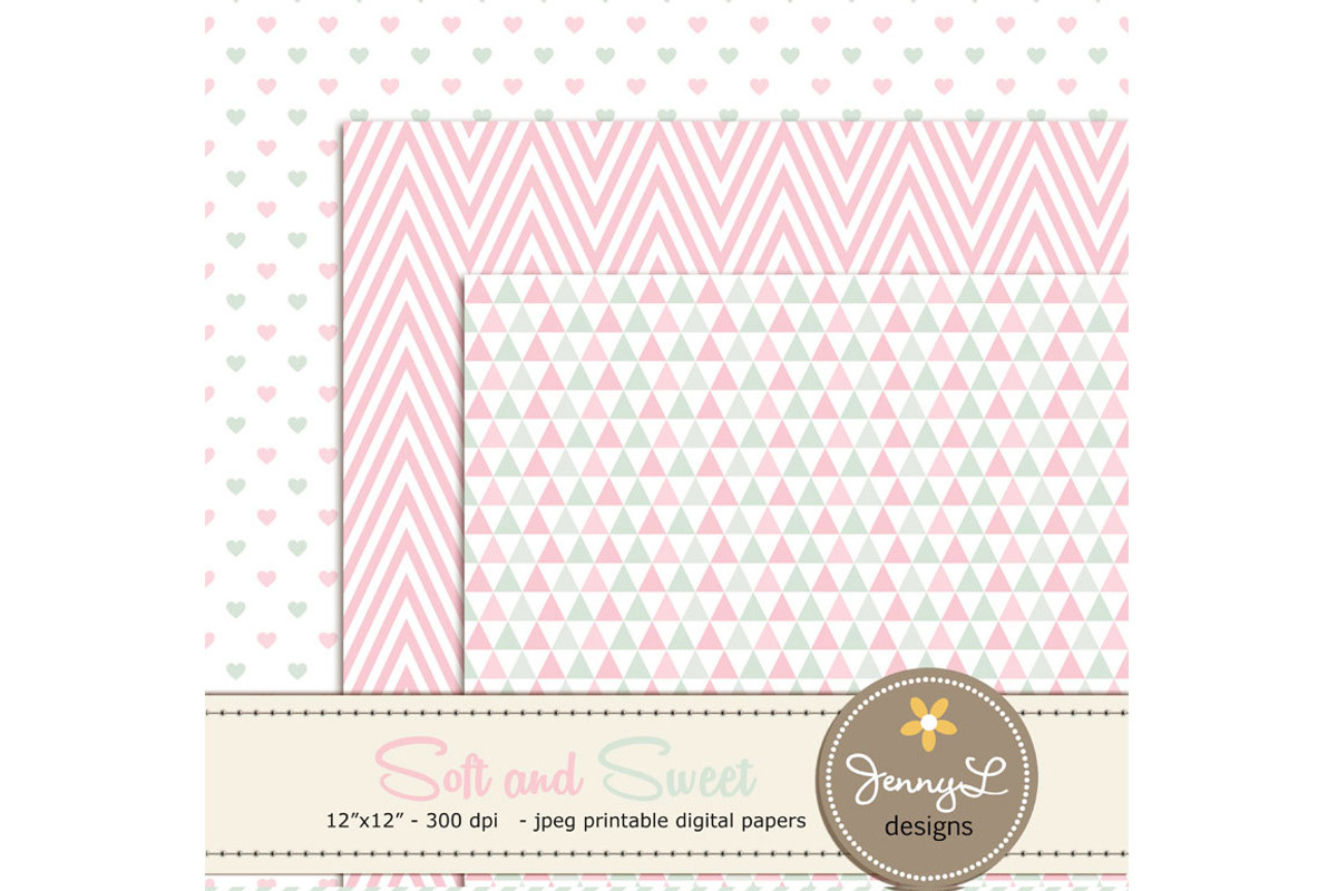 Mother's Day Digital Paper, a Pattern Graphic by JennyL Designs (Photo 3 of 4)
