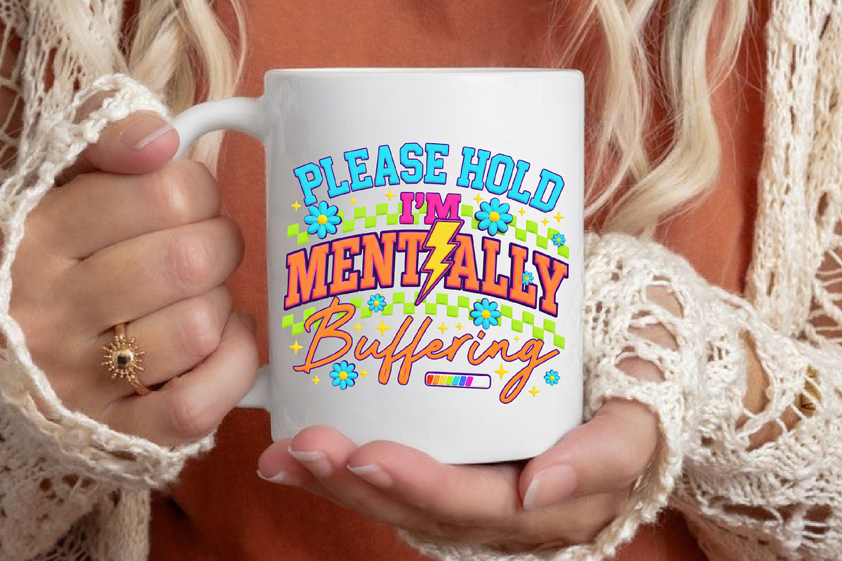 Faux Yarn Funny Mental Health Shirt, an Illustration by designcity5 (Photo 4 of 9)