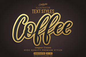 Coffee Shop Text Style