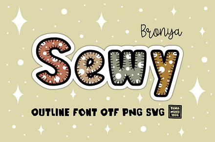 Bronya Sewy OTF PNG SVG