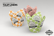 Tulip Cupcake Liners Cups Mockup, a Cups & Container Mockup by INCDesign (Thumbnail 6 of 7)