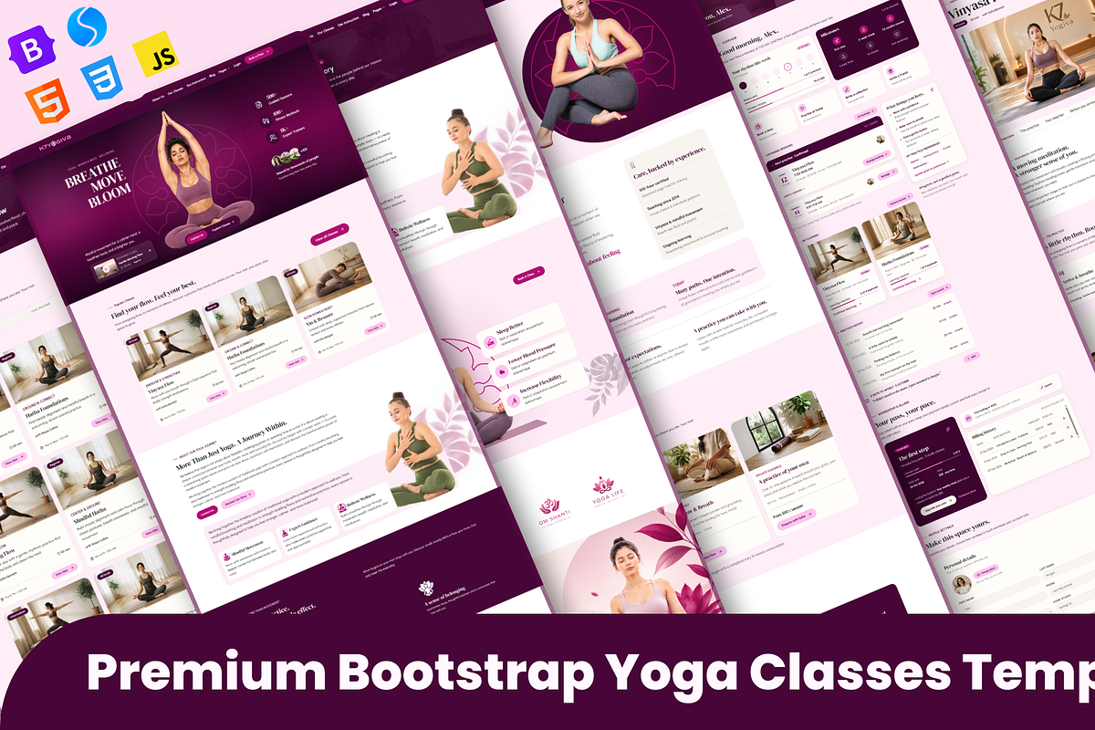 Yogiva - Yoga HTML Template, a HTML Template by Codeflicks (Photo 3 of 3)