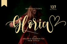 Gloria | handwritten font