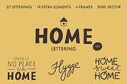 Home. Cozy vector lettering set., an Object Graphic by anna khramtsova (Thumbnail 1 of 10)