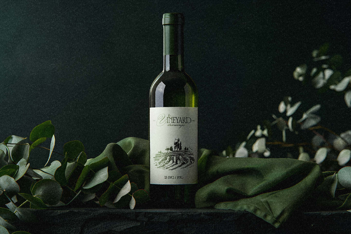 Vineyard drawings, a Decorative Illustration by TheMountBirdStudio (Photo 6 of 8)