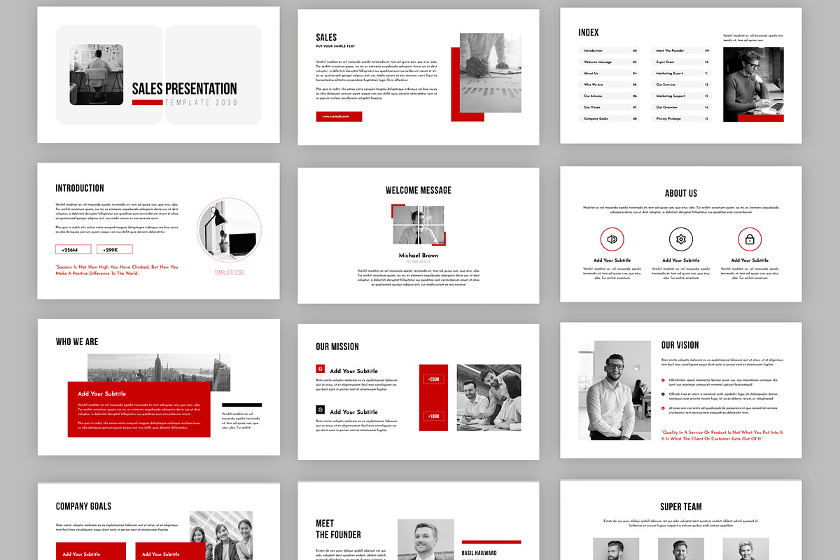 Sales Presentation Layout, a Presentation Template by MightyDesign (Photo 3 of 6)