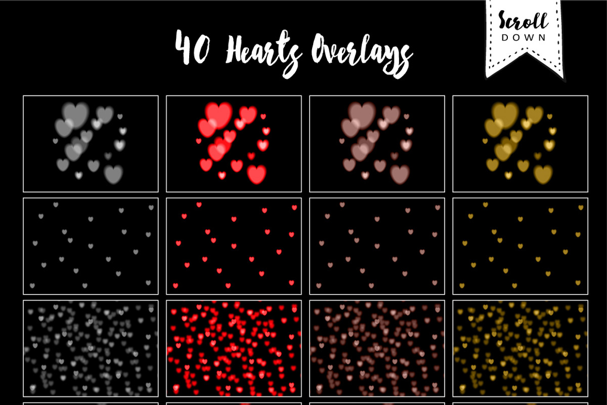 Hearts overlays preview 6