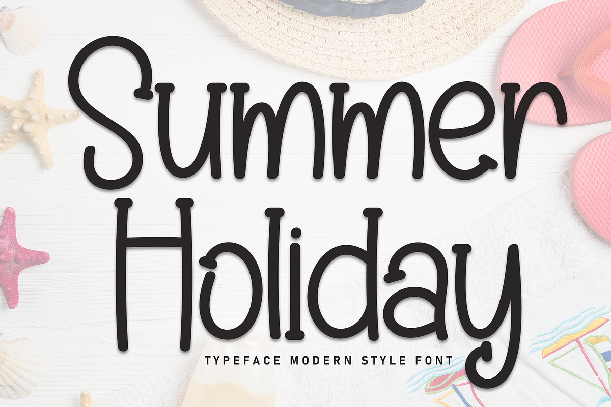 Summer Holiday | Script Font, a Script Font by Scratchones (Photo 1 of 8)