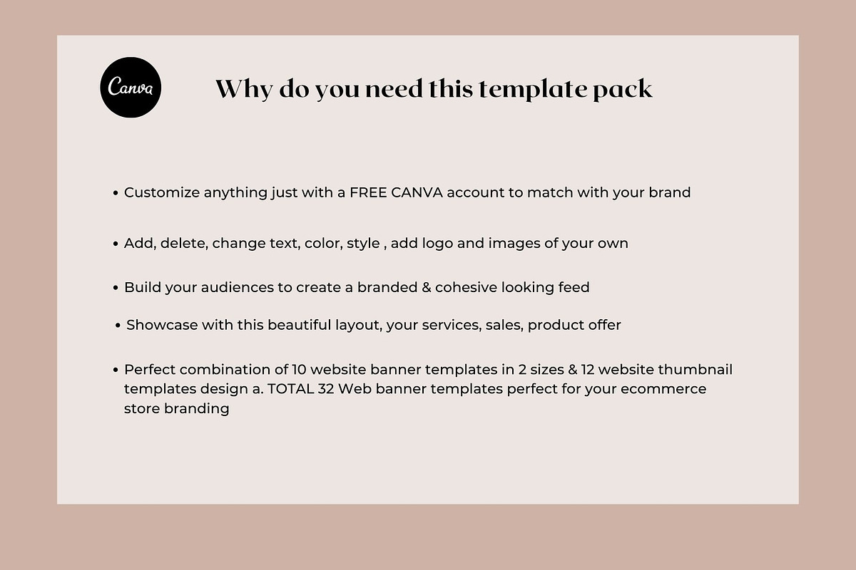 Website Banner Template Canva, a Websites & App Template by Deepa Template Studio (Photo 10 of 11)