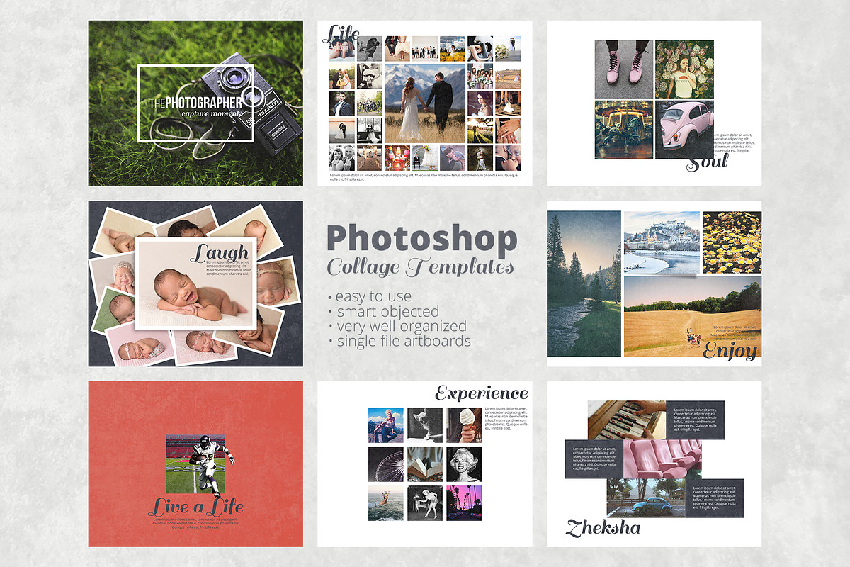 Photo Frames - Collages, a Poster Template by zheksha (Photo 1 of 2)