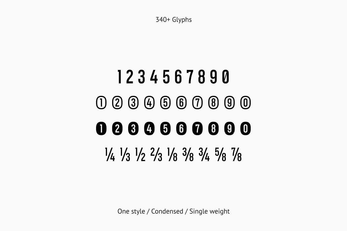 Letterboard - Condensed Sans Serif, a Sans Serif Font by Sunday Creative Co. (Photo 6 of 6)