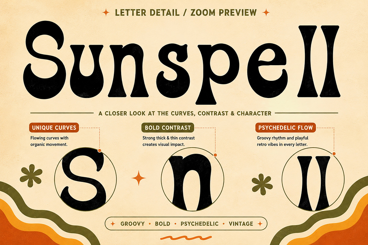 Sunspell, a Slab Serif Font by Wow Magic (Photo 7 of 7)