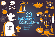 Halloween Illustrations, an Illustration by skrich (Thumbnail 1 of 3)