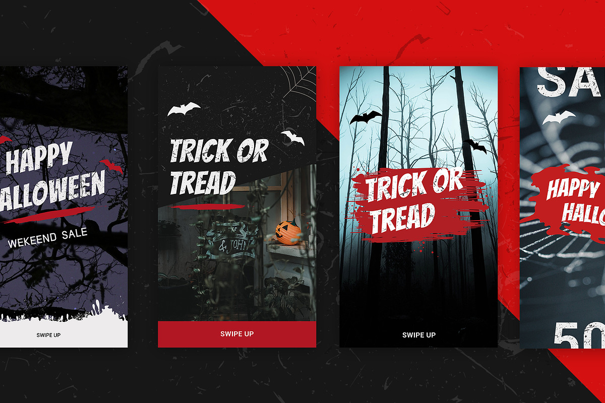 Halloween - social media pack, a Social Media Template by Digital Breath templates (Photo 2 of 4)