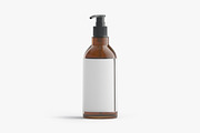 Amber Pump Bottle 3D Model, an Object 3D Model by rebrandy (Thumbnail 3 of 9)