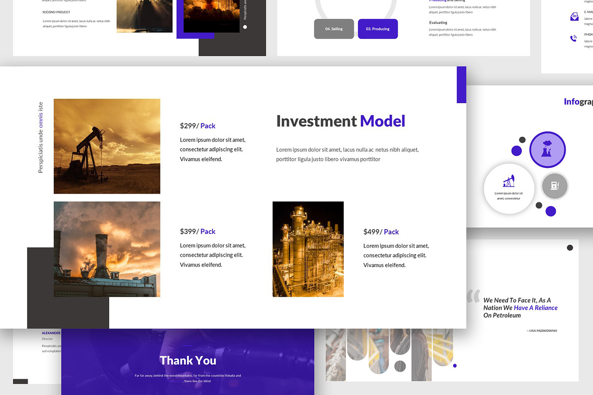 Oil and Gas Powerpoint Template, a Presentation Template by Giant Design