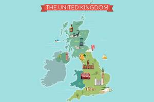 Map of United Kingdom