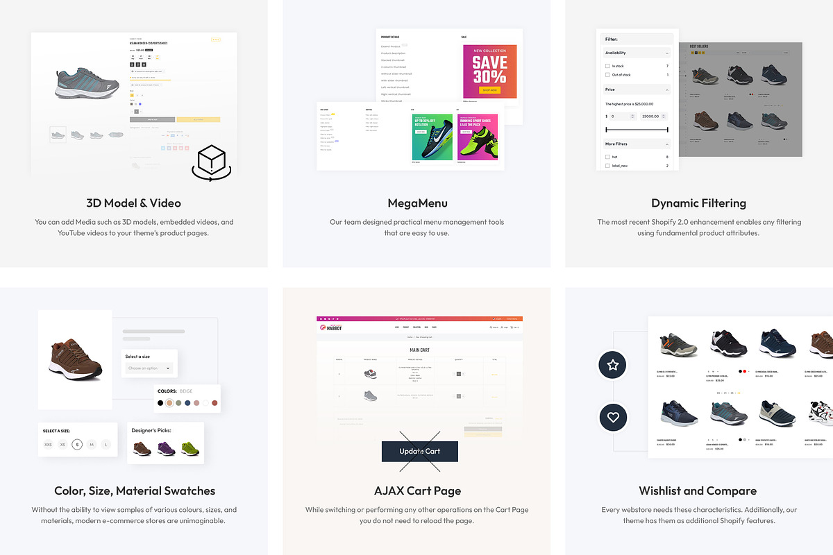 Footwear Sports Shoes Shopify Theme, a Shopify Template by LogicGo Shopify Experts (Photo 6 of 7)