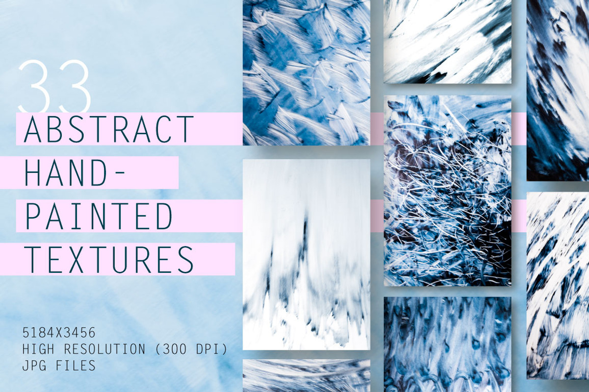 33 Abstract Hand-Painted Textures, a Texture Graphic by Artem Vorotnikov (Photo 1 of 12)