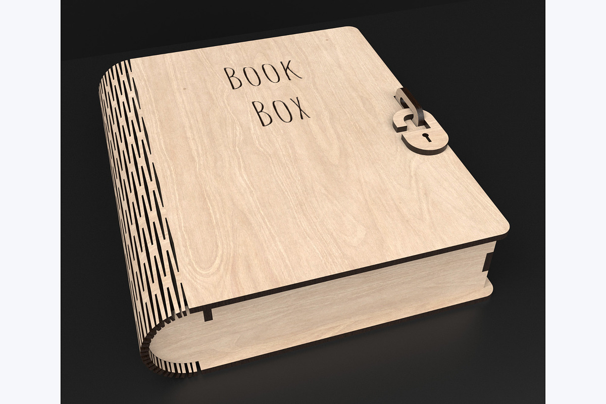 A4 & A5 Book Box Laser Cutting Files, an Object Graphic by ThemeXDigital (Photo 5 of 9)