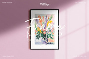 DIN A Black Wood Frame Mockup PSD, a Household Mockup by momomockps (Thumbnail 1 of 9)