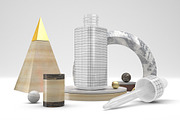 Abstract Dropper Bottle Mockup, a Packaging Mockup by Qaleb Studio (Thumbnail 1 of 2)
