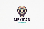 Dia de Muertos Skull Logo Template, a Branding & Logo Template by vectorwithin (Thumbnail 3 of 4)