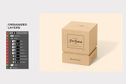 Kraft Box with Perfume Mockup, a Packaging Mockup by RamStudio2 (Thumbnail 7 of 11)