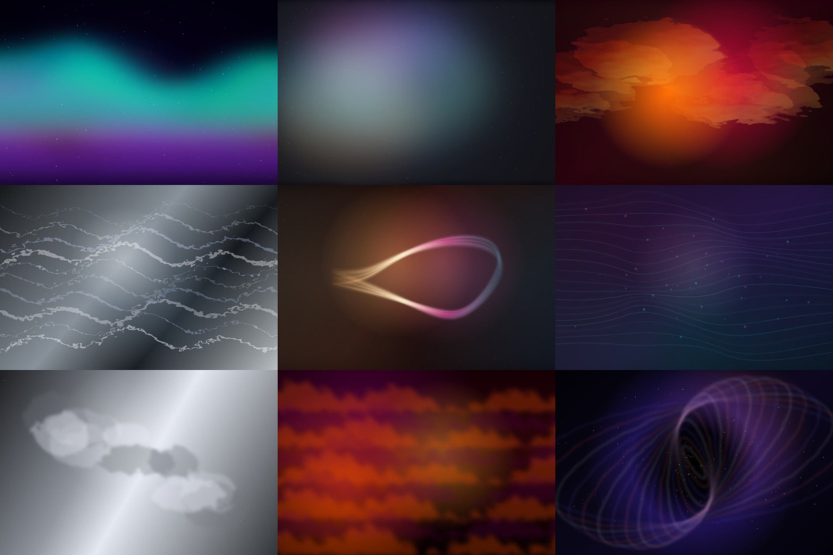 4K UHD Abstract Backgrounds Pack, an Object Illustration by cheapmotiongraphics (Photo 3 of 5)