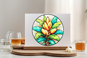 Summer Stained Glass Clipart Bundle., an Illustration by SVGArt (Thumbnail 6 of 9)